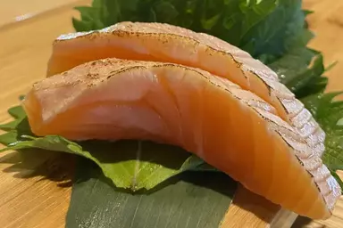 Torched Salmon Sashimi